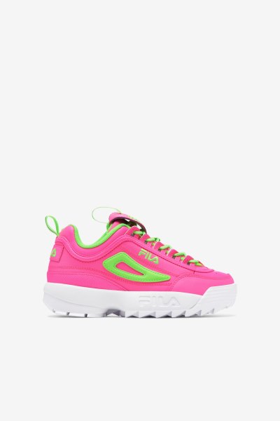 Scarpe da Ginnastica Bambino Fila Big Kids' Disruptor 2 Premium Rosa Verdi Bianche | Italia-108912