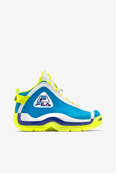 Scarpe da Ginnastica Donna Fila Grant Hill 2 Verde Acqua Gialle Bianche | Italia-173757