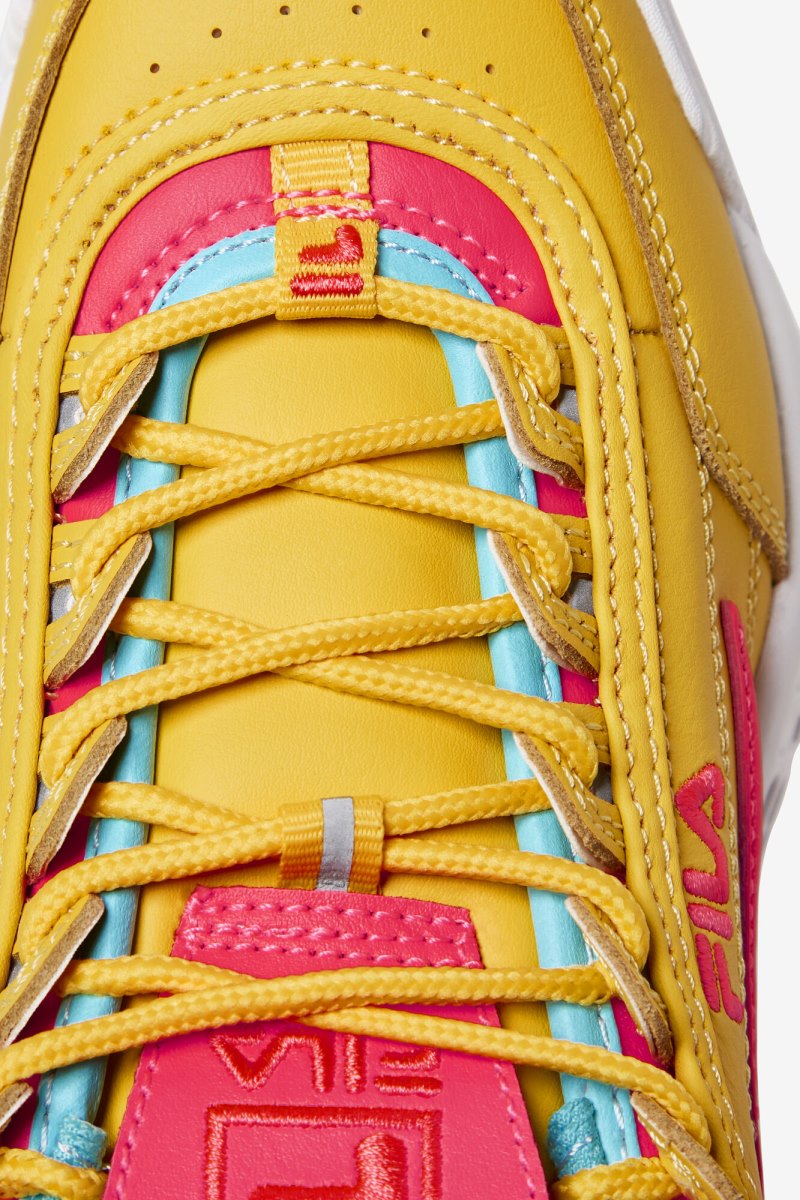 Scarpe da Ginnastica Bambino Fila Big Kids' Disruptor 2 Premium Lemon Rosa Blu | Italia-107256