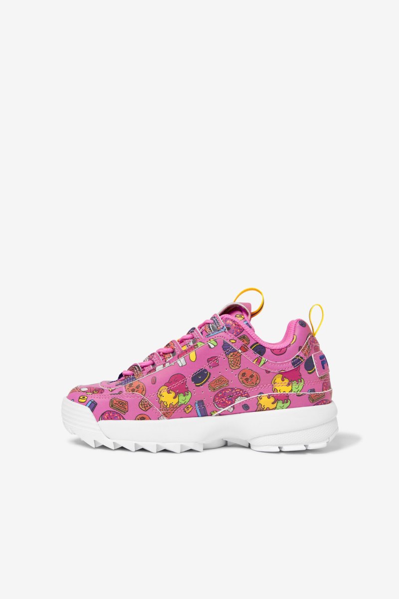 Scarpe da Ginnastica Bambino Fila Big Kids' Disruptor 2 Premium Rosa Viola Lemon | Italia-113164