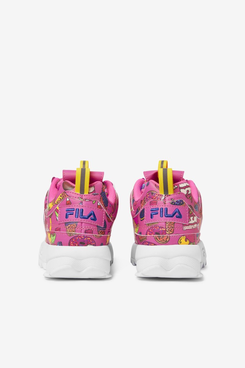 Scarpe da Ginnastica Bambino Fila Big Kids' Disruptor 2 Premium Rosa Viola Lemon | Italia-113164