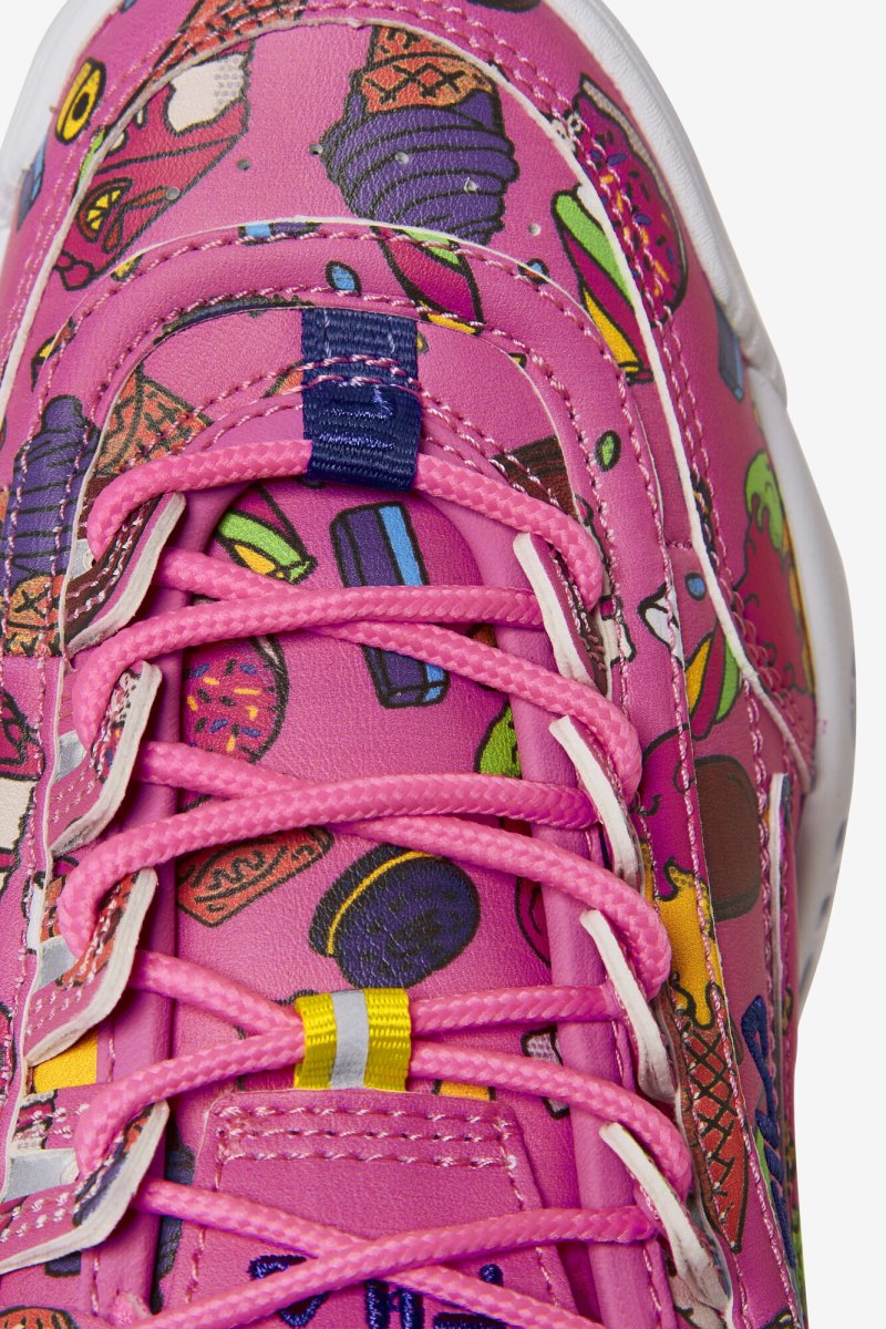 Scarpe da Ginnastica Bambino Fila Big Kids' Disruptor 2 Premium Rosa Viola Lemon | Italia-113164