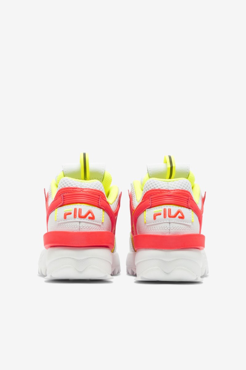 Scarpe da Ginnastica Bambino Fila Big Kids' Disruptor 2 Exp Bianche Rosse Gialle | Italia-114972