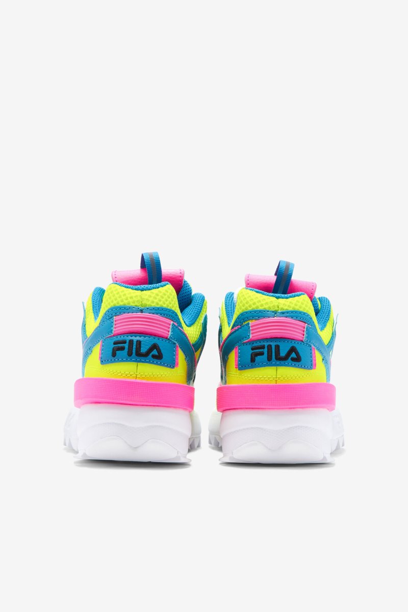 Scarpe da Ginnastica Bambino Fila Big Kids' Disruptor 2 Exp Gialle Blu Rosa | Italia-129075