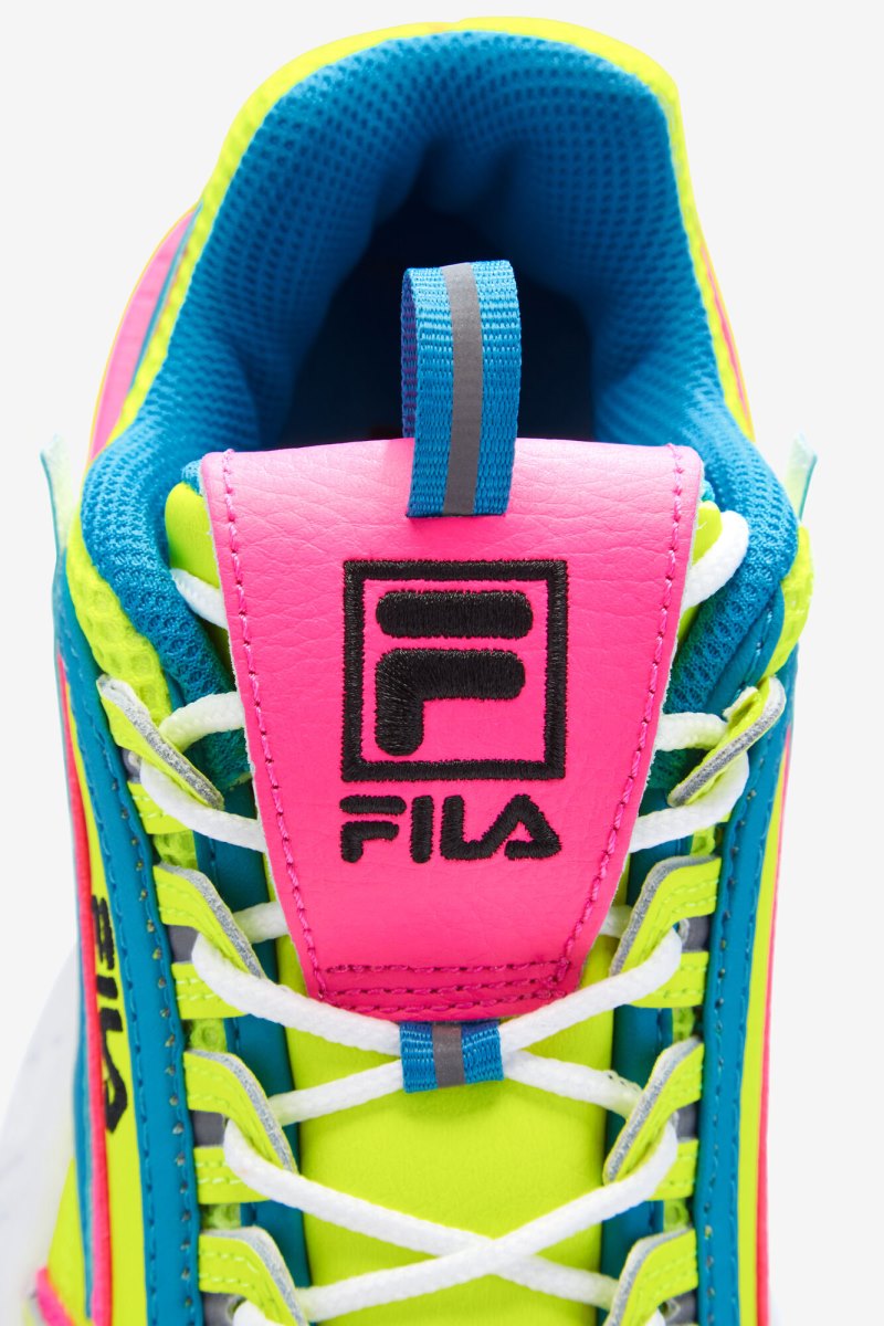 Scarpe da Ginnastica Bambino Fila Big Kids' Disruptor 2 Exp Gialle Blu Rosa | Italia-129075