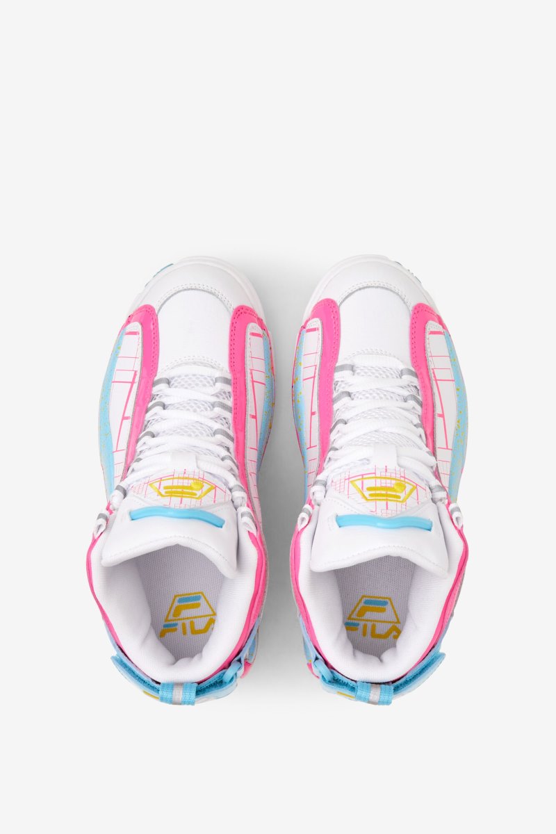 Scarpe da Ginnastica Bambino Fila Big Kids' Grant Hill 2 Bianche Rosa Blu | Italia-158676