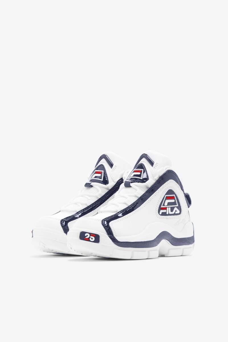 Scarpe da Ginnastica Bambino Fila Big Kids' Grant Hill 2 25th Anniversary Edition Bianche Blu Marino Rosse | Italia-171847