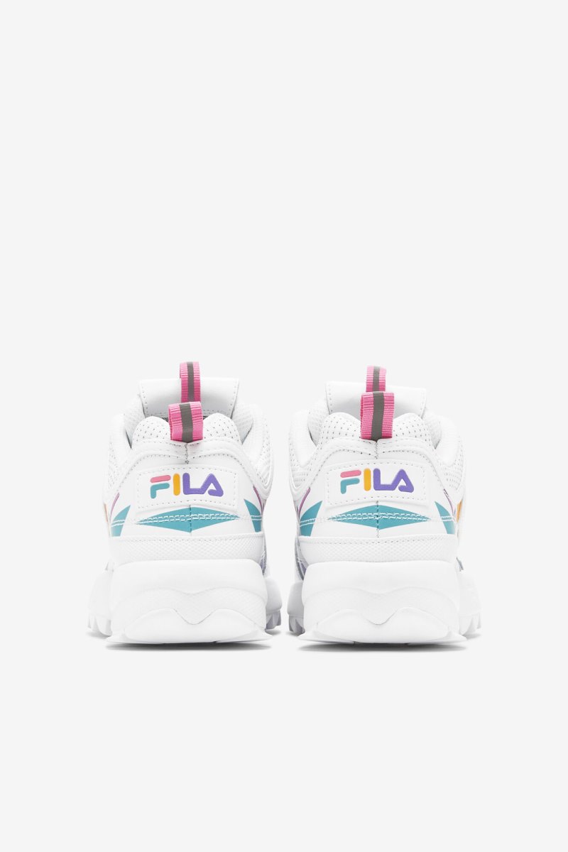 Scarpe da Ginnastica Bambino Fila Little Kids' Disruptor 2 Premium Bianche Rosa Blu | Italia-102205