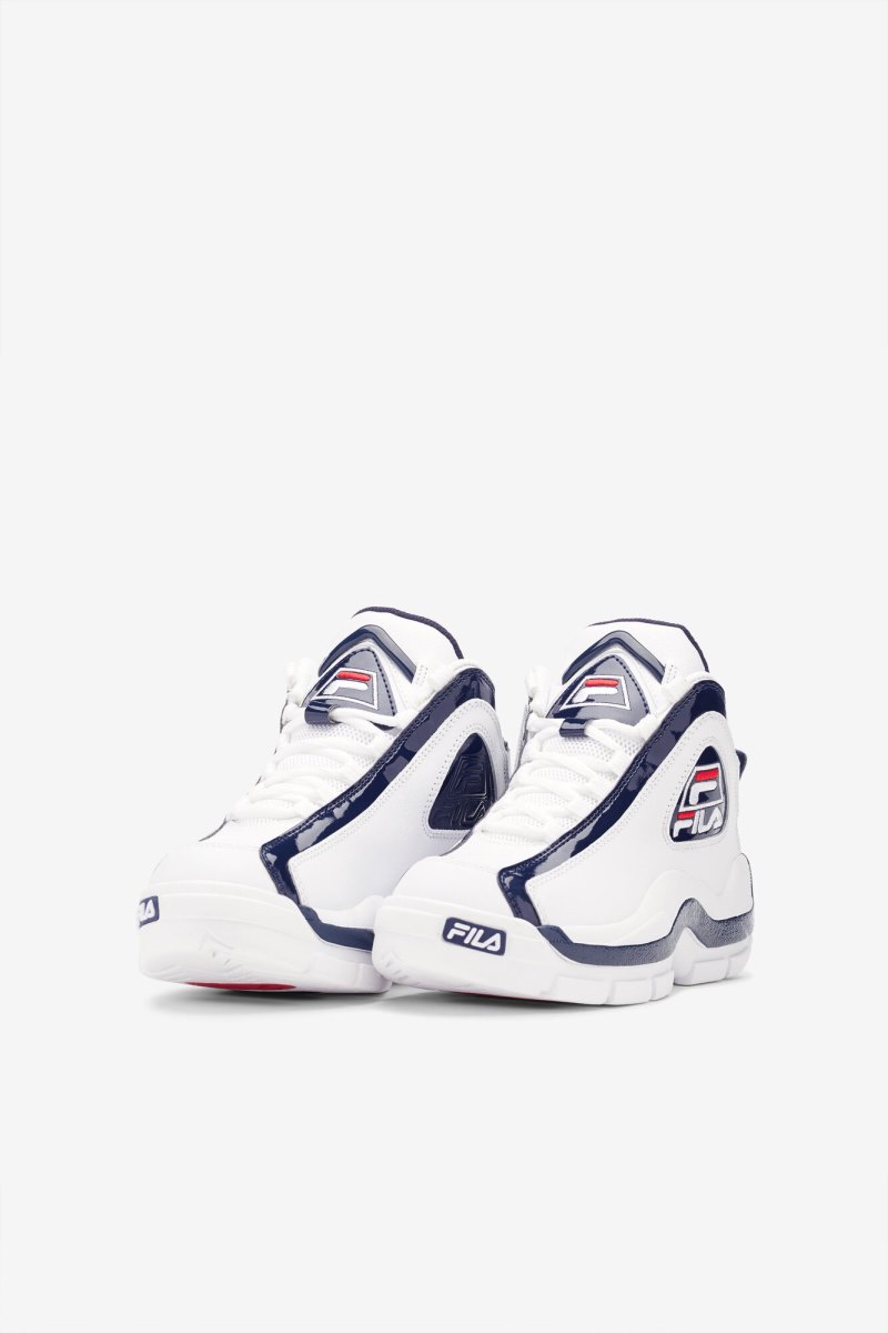 Scarpe da Ginnastica Bambino Fila Little Kids' Grant Hill 2 Bianche Blu Marino Rosse | Italia-115795