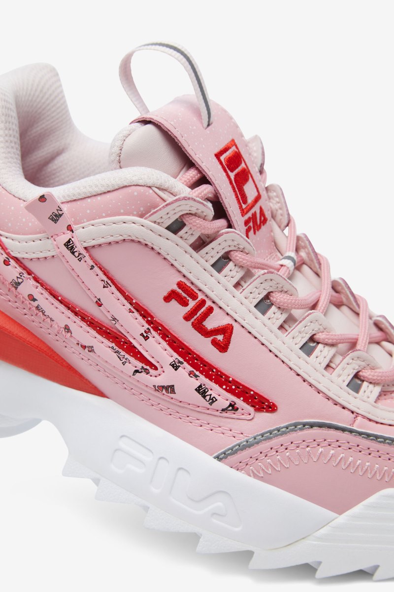 Scarpe da Ginnastica Bambino Fila Little Kids' Disruptor 2 Exp Rosa Corallo Bianche | Italia-190507