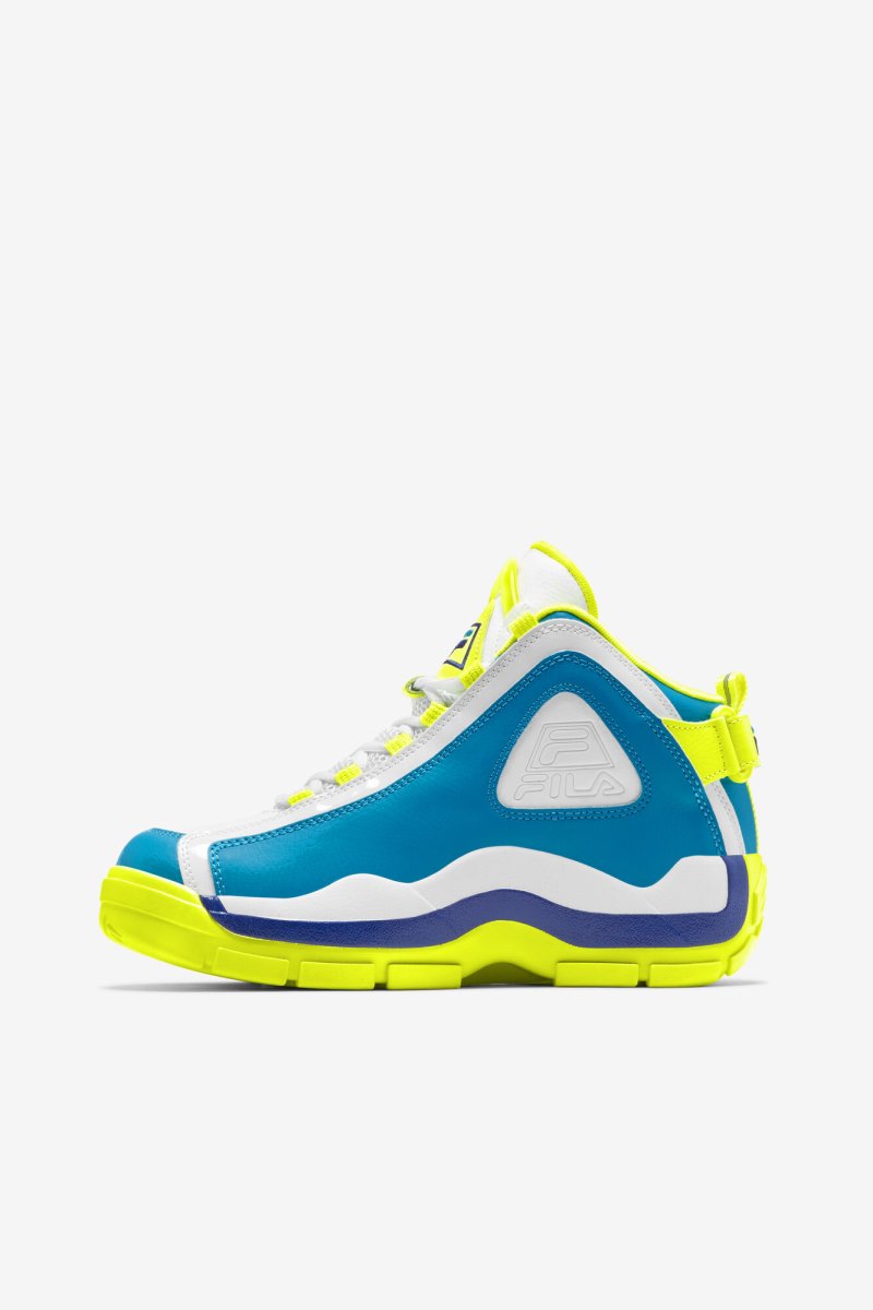 Scarpe da Ginnastica Donna Fila Grant Hill 2 Verde Acqua Gialle Bianche | Italia-173757