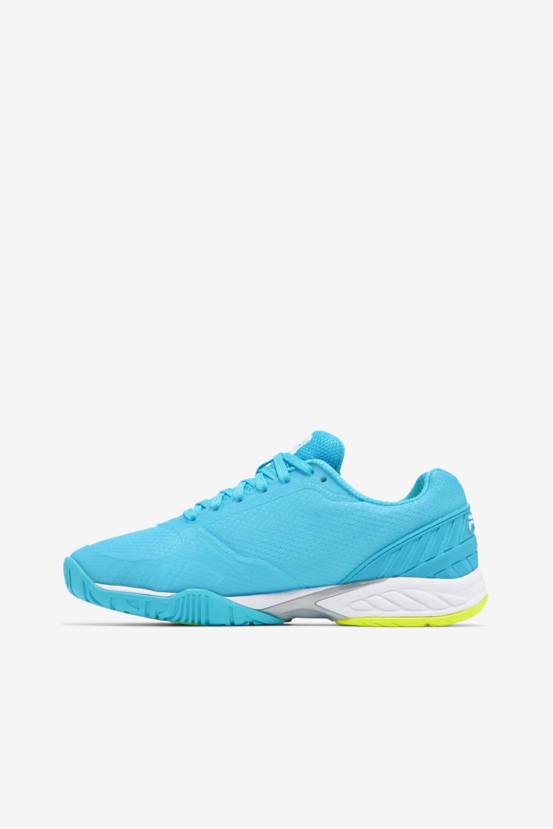 Scarpe da Ginnastica Donna Fila Volley Zone Blu Bianche Gialle | Italia-136984