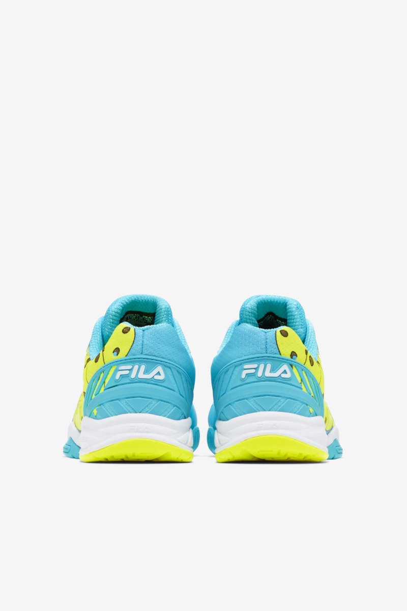 Scarpe da Ginnastica Donna Fila Volley Zone Blu Bianche Gialle | Italia-136984