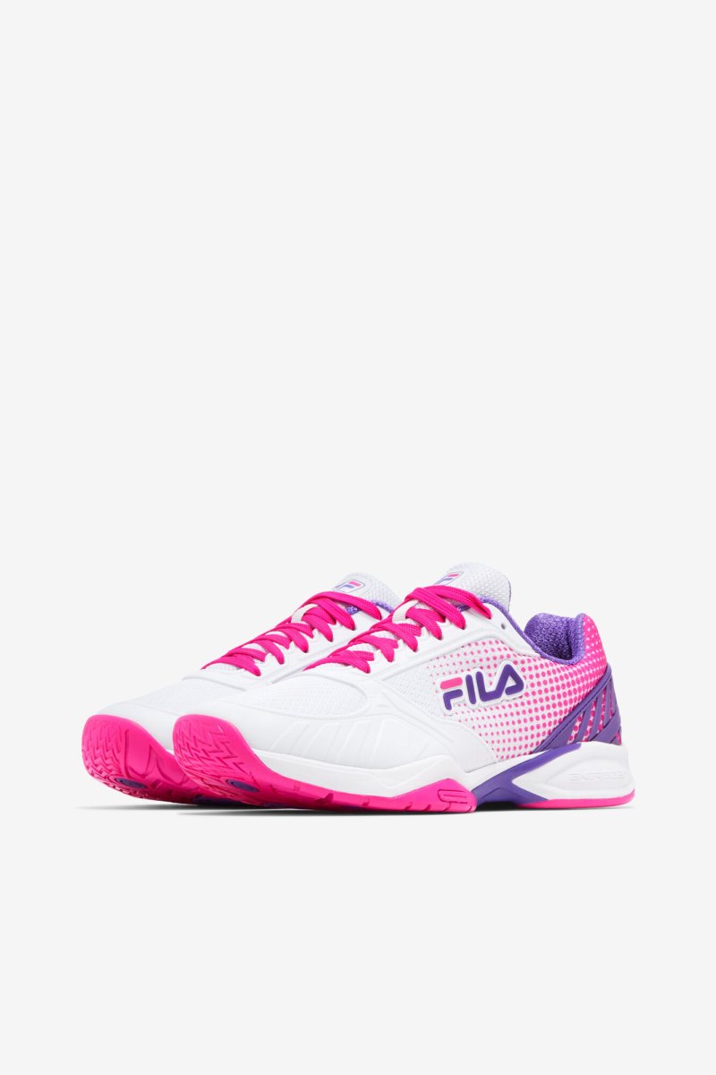 Scarpe da Ginnastica Donna Fila Volley Zone Bianche Rosa Viola | Italia-168730