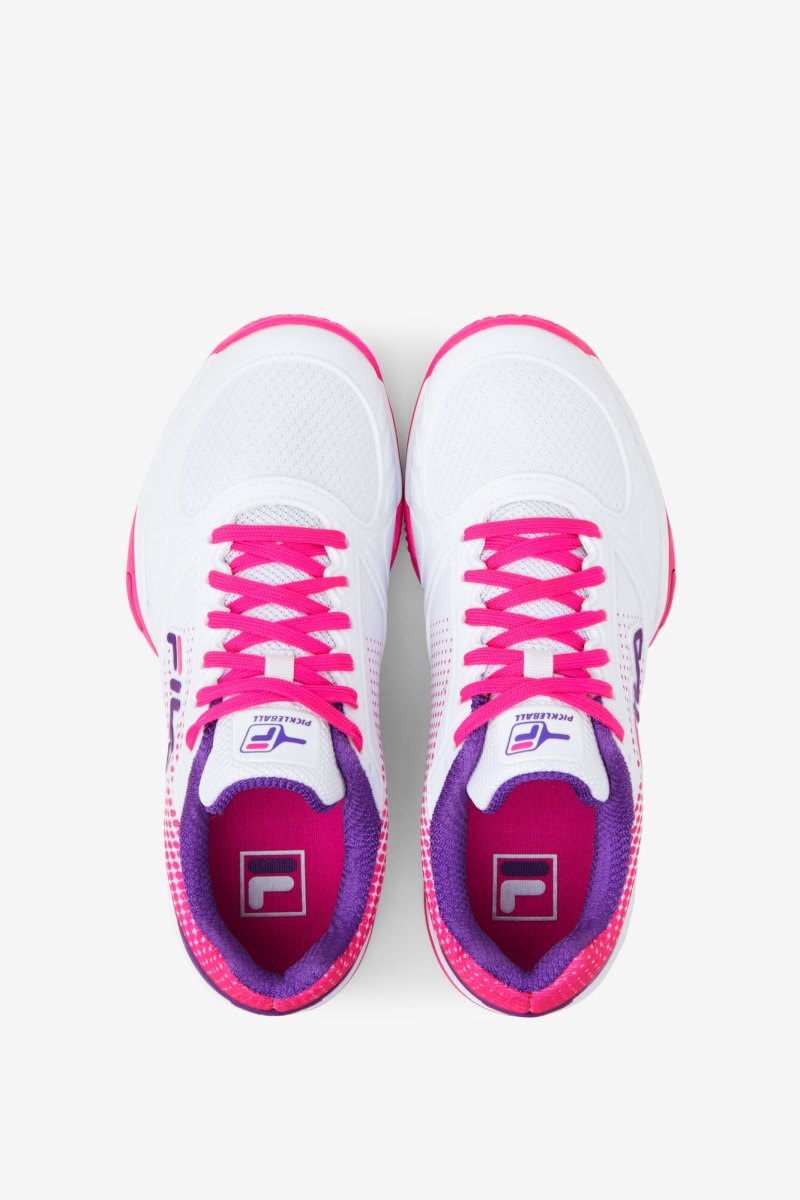 Scarpe da Ginnastica Donna Fila Volley Zone Bianche Rosa Viola | Italia-168730