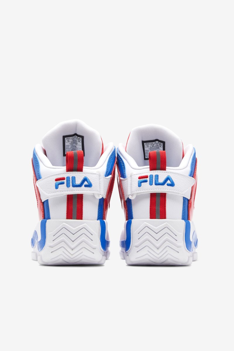 Scarpe da Ginnastica Uomo Fila Grant Hill 2 Bianche Rosse Blu | Italia-101711