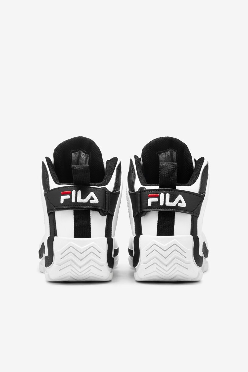 Scarpe da Ginnastica Uomo Fila Grant Hill 2 Bianche Nere Rosse | Italia-104181