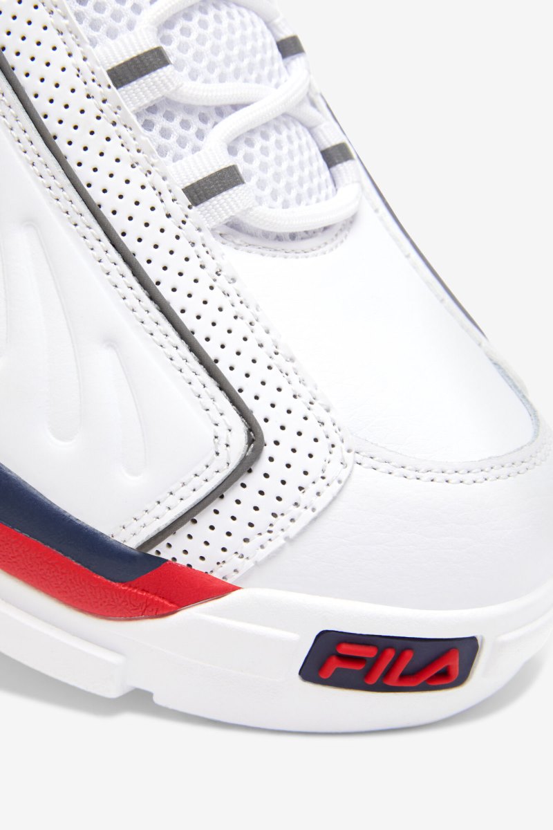 Scarpe da Ginnastica Uomo Fila Grant Hill 2 Game Break Bianche Blu Rosse | Italia-105501