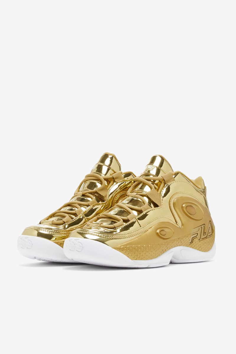 Scarpe da Ginnastica Uomo Fila Grant Hill 3 Metallic Oro Oro Oro | Italia-110908