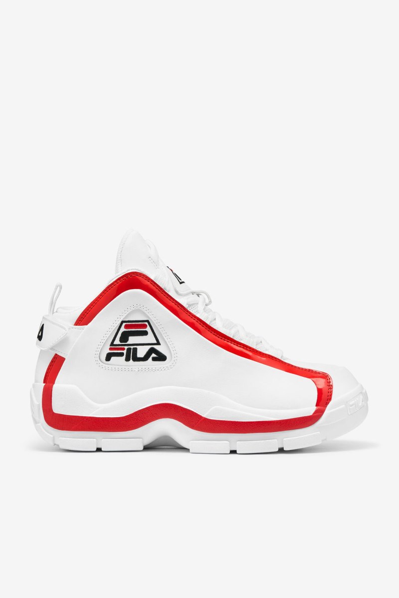 Scarpe da Ginnastica Uomo Fila Grant Hill 2 Bianche Rosse Nere | Italia-165638