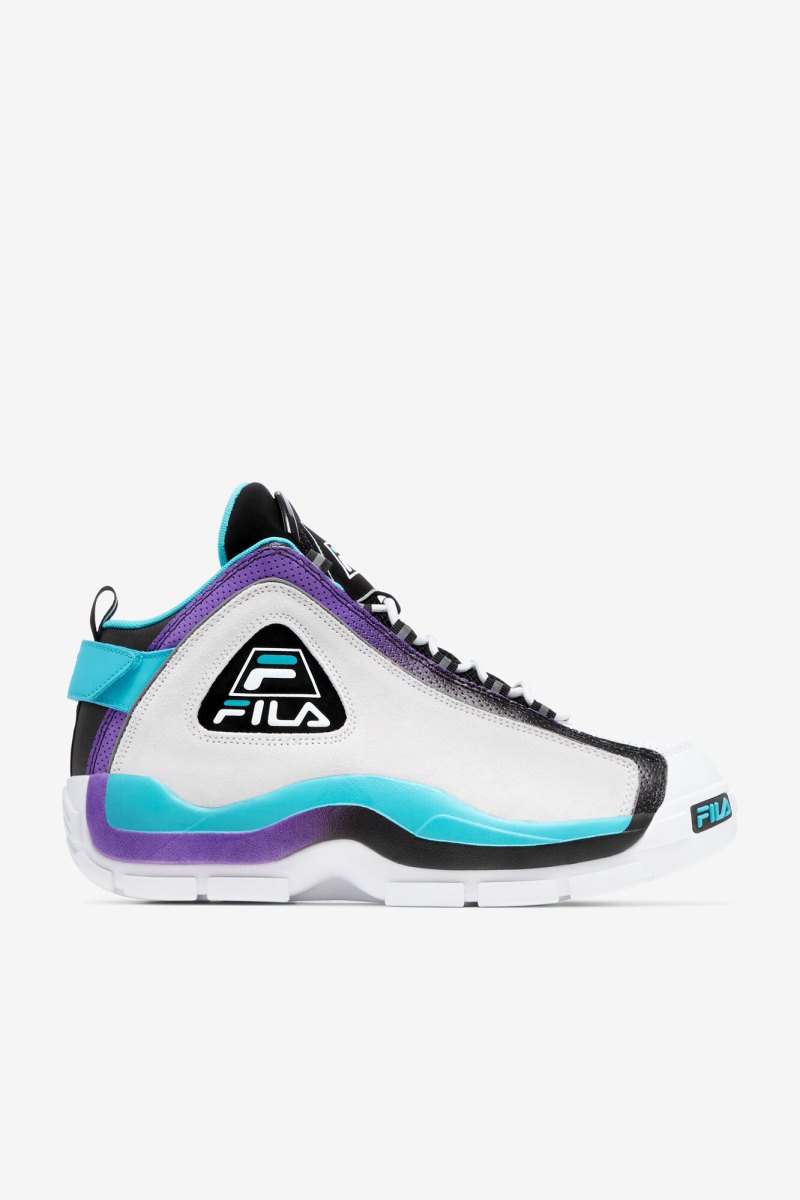 Scarpe da Ginnastica Uomo Fila Grant Hill 2 Bianche Blu Viola | Italia-167332