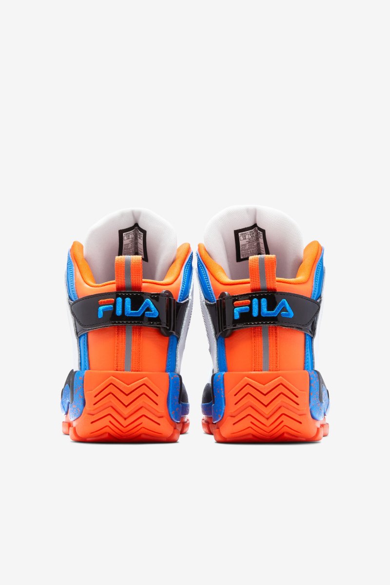 Scarpe da Ginnastica Uomo Fila Grant Hill 2 Bianche Blu Rosse Arancioni | Italia-189941