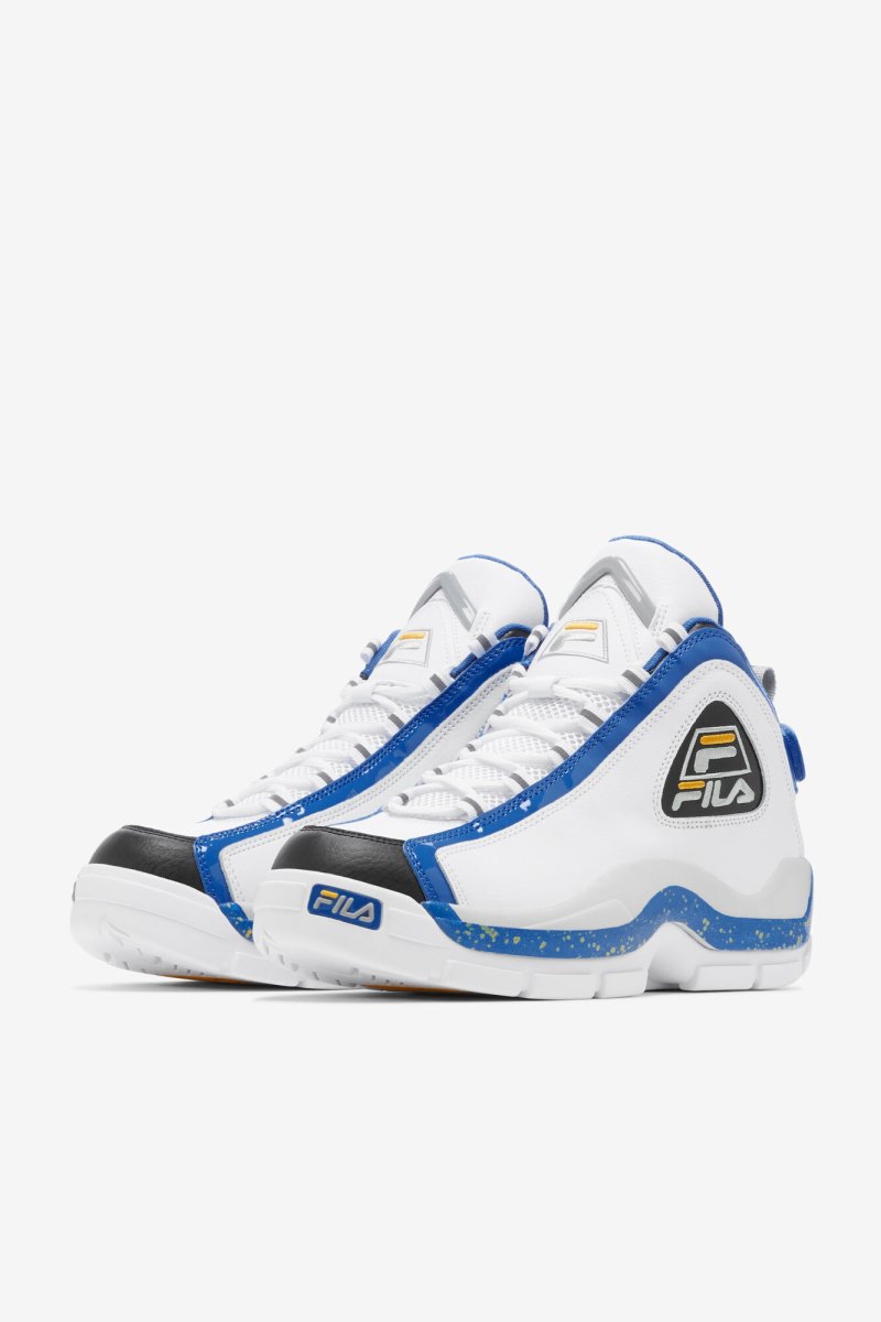 Scarpe da Ginnastica Uomo Fila Grant Hill 2 Bianche Blu Blu | Italia-194276