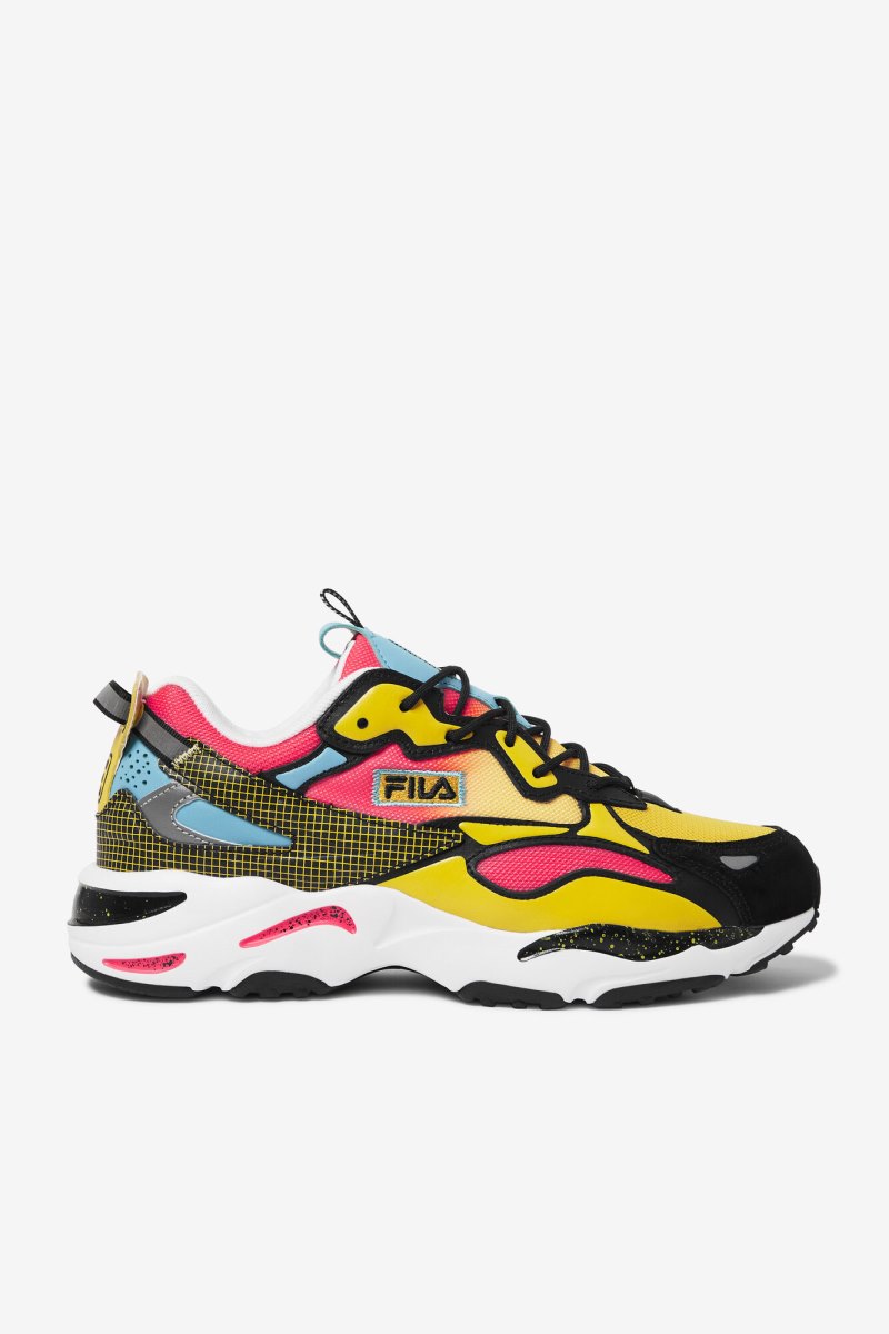 Scarpe da Ginnastica Uomo Fila Ray Tracer Apex Nere Rosa Profondo Bianche | Italia-129543