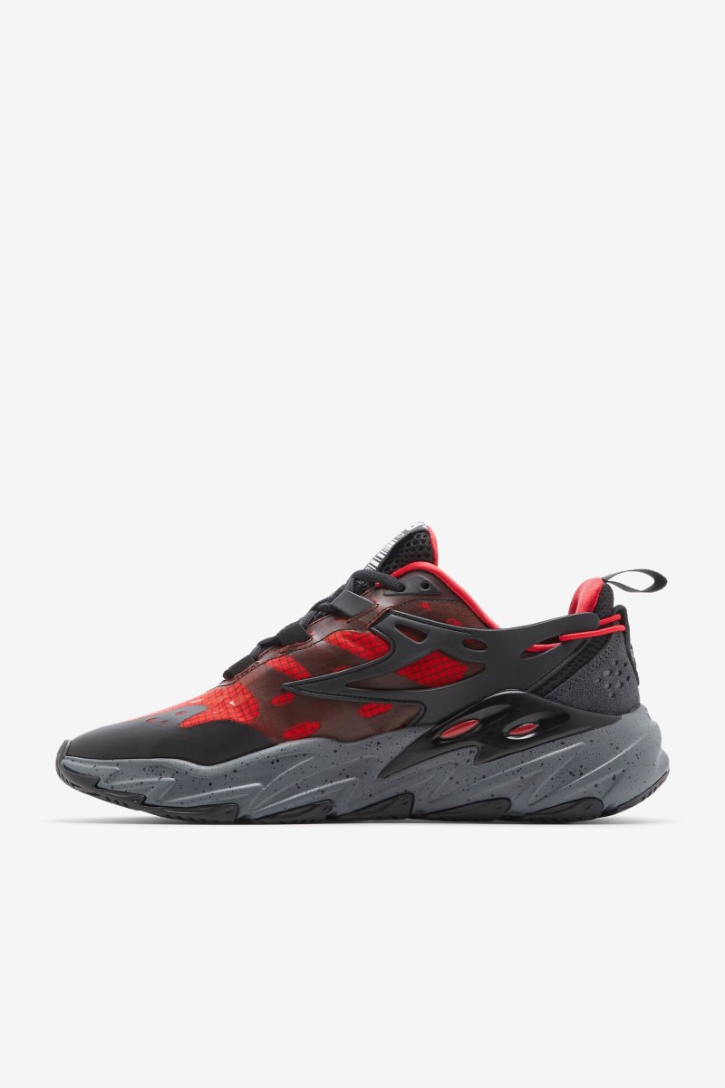 Scarpe da Ginnastica Uomo Fila Ray Tracer Evo Rosse Nere Grigie | Italia-180844