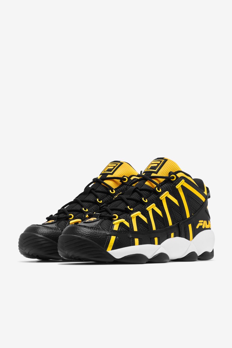 Scarpe da Ginnastica Uomo Fila Stackhouse Spaghetti Nere Lemon Bianche | Italia-190693