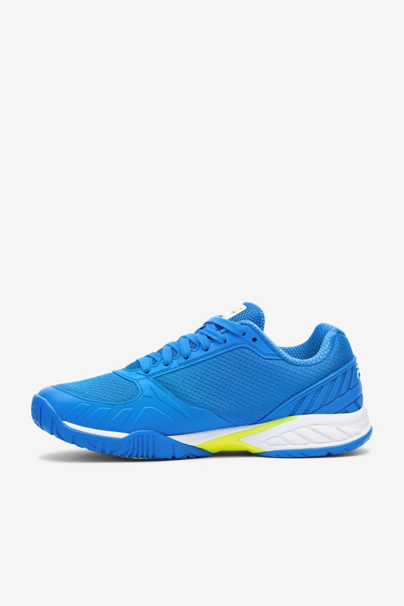 Scarpe da Ginnastica Uomo Fila Volley Zone Blu Bianche Gialle | Italia-147875