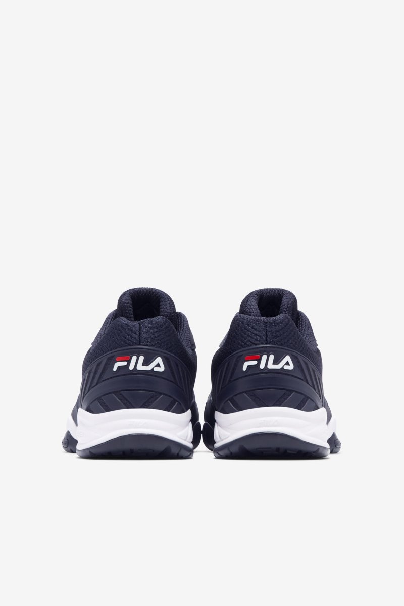 Scarpe da Ginnastica Uomo Fila Volley Zone Blu Marino Rosse Bianche | Italia-160838