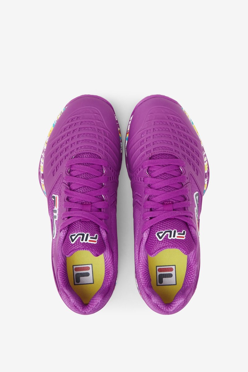 Scarpe da Tennis Donna Fila Axilus 2 Energized Viola Fiori Bianche | Italia-119561