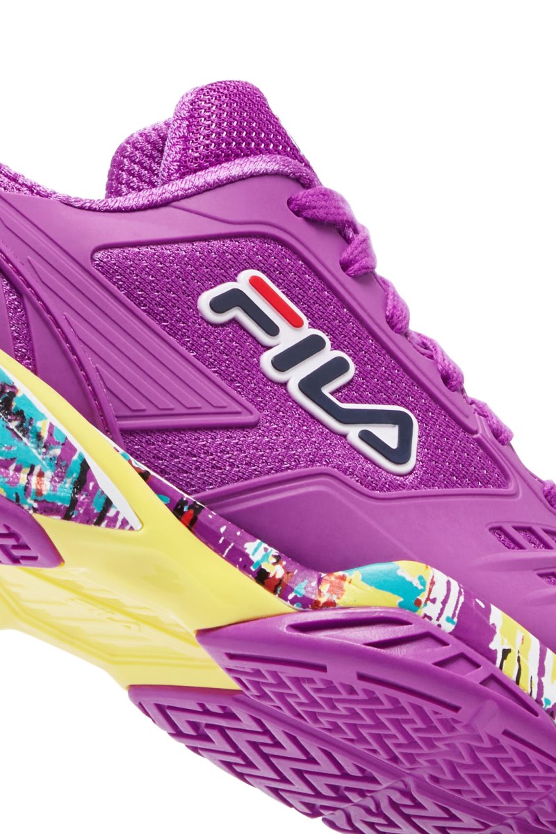 Scarpe da Tennis Donna Fila Axilus 2 Energized Viola Fiori Bianche | Italia-119561