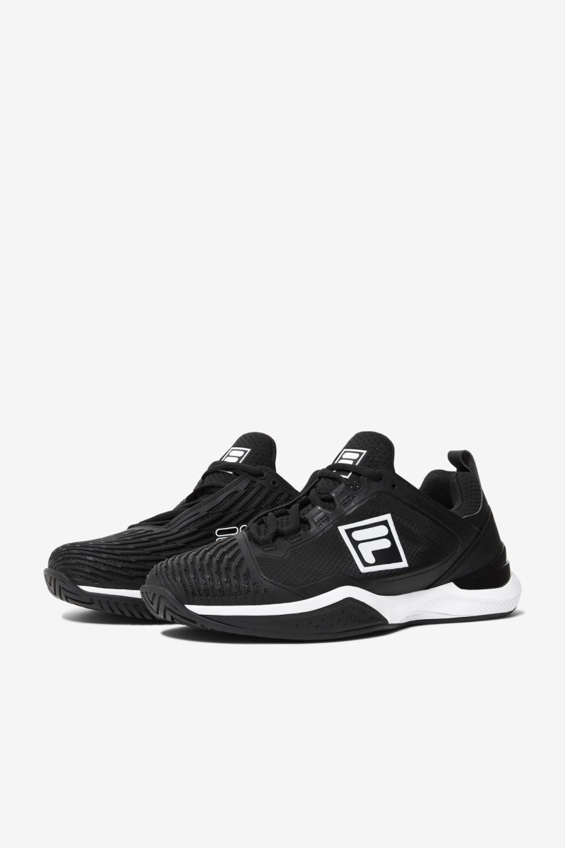 Scarpe da Tennis Uomo Fila Speedserve Energized Nere Bianche Nere | Italia-176705