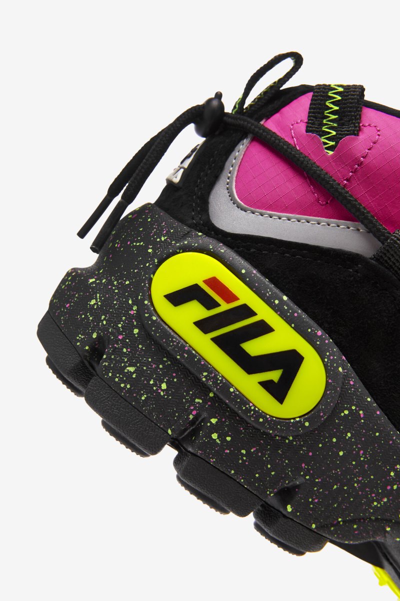 Stivali Donna Fila Grant Hill 1 X Trailpacer Nere Rosa Gialle | Italia-156393