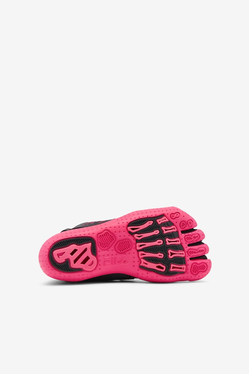 Saldi Bambino Fila Big Kids' Skele-toes Ez Ciabatte 2 Nere Rosa | Italia-111619