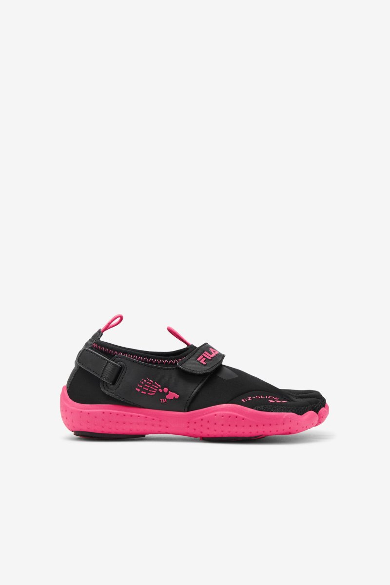 Saldi Bambino Fila Big Kids\' Skele-toes Ez Ciabatte 2 Nere Rosa | Italia-111619